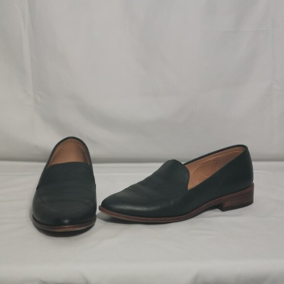 Black Madewell Frances Leather Loafers Size 7 1/2 EUC #31 - Picture 1 of 8